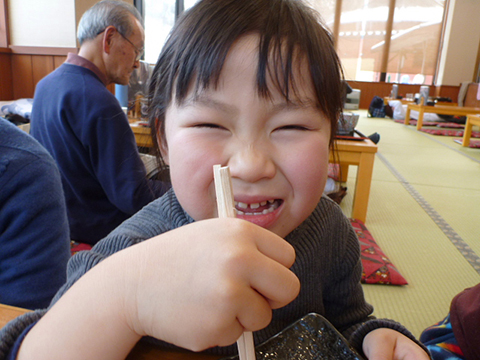 若見　朝子<br>大崎市田尻のさくらの湯で、おいしい地場産食材の昼ごはん！