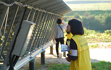 本年度3回目の取材地となる今回は「再生可能エネルギー」というテーマのもと、福島県郡山市、須賀川市を訪問しました。